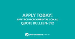 Rare Bulleen Clinic Room Near Melbourne CBD